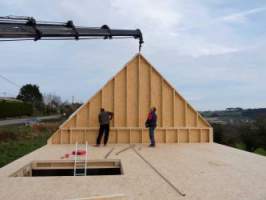 Maison en bois à Plouider - Structuré Bois