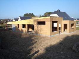 Maison en bois à Kernilis - Structuré Bois