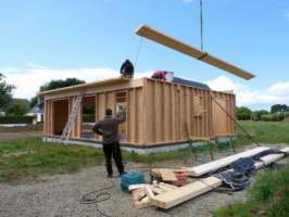 Maison à ossature bois à Ploujean - Structuré Bois