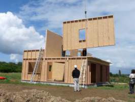 Maison à ossature bois à Ploujean - Structuré Bois