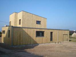 Maison en bois à Santec - Structuré Bois