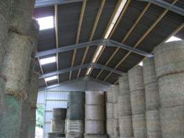 Hangar agricole, charpente métallique - Structuré Bois